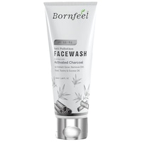 Picture of Bornfeel Activated Charcoal Facewash, 100 ml