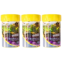 Picture of Taiyo Pluss Discovery Premium Tropical Flakes Fish Food, 25 gm, Pack of 3