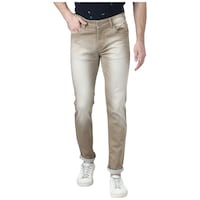 Picture of FEVER Slim Fit Men's Jeans, 211712-1, 30, Brown