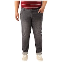 Picture of FEVER Slim Fit Men's Jeans, 511102-2, 48, Grey
