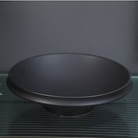 Pan Kibo Decor Plate, Matte Black