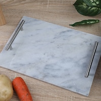 Picture of Pan Yemoh Cutting Board Marble, White