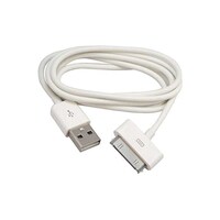 USB Sync Data Charging Charger Cable Cord for Apple Iphone 4 / 4S / Ipod, White