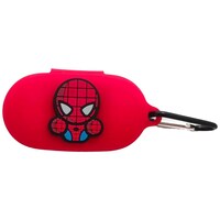 Picture of Mutiny OnePlus Silicone Spiderman Printed Earbud Case Cover, MU481843, Red