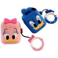 Picture of Mutiny Donald & Daisy Silicon Apple Airpod Case Cover, MU481872, Blue & Pink, Set of 2
