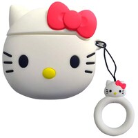 Picture of Mutiny Hello KItty Silicon Apple Airpod Case Cover, MU481881, White & Pink