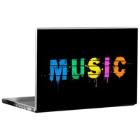 Picture of PIXELARTZ Music Doodle Printed Laptop Sticker, PXL0461136, Multicolour
