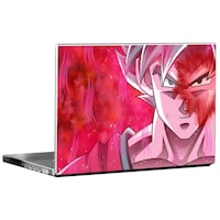 Picture of PIXELARTZ Goku Dragon Ball Printed Laptop Sticker, PXL0461221, Multicolour