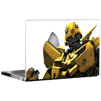 Picture of PIXELARTZ Transformers Bumblebee Printed Laptop Sticker, Multicolour