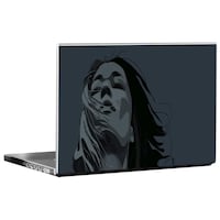 Picture of PIXELARTZ Abstract Girl Face Printed Laptop Sticker, PXL0460729, Multicolour