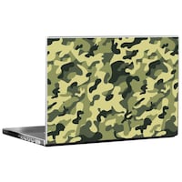 Picture of PIXELARTZ Military Camouflage Printed Laptop Sticker, Multicolour