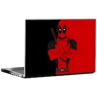 Picture of PIXELARTZ Super Hero Deadpool Printed Laptop Sticker, PXL0462627, Multicolour