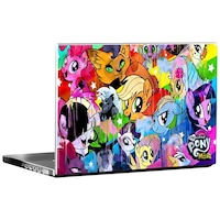 Picture of PIXELARTZ My Little Pony Movie Printed Laptop Sticker, Multicolour