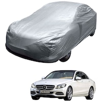 Picture of Kozdiko Matty Car Body Cover with Buckle Belt for Mercedes Benz C-Classic, KZDO394474, Large, Silver