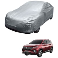Picture of Kozdiko Car Body Cover with Buckle Belt for MG Hector, KZDO394550, Large, Silver