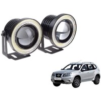 Picture of Kozdiko Led Projector Fog Light Cob with Angel Eye Ring for Nissan Terrano, 15W, Set of 2