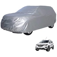 Picture of Kozdiko Car Body Cover with Buckle Belt for Renault Triber, KZDO785118, Silver