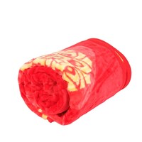 Rebecca Single Blanket, Red & Yellow - 160X220 Cm