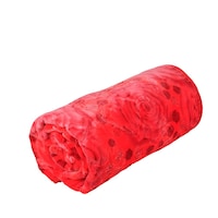Saralon Super Soft Cloudy Blanket Flower Design, Red - 220X240 Cm