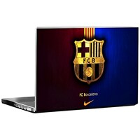 Picture of PIXELARTZ Football Club Barcelona Printed Laptop Sticker, PXL0461179, Multicolour