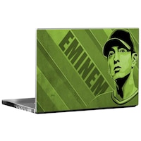 Picture of PIXELARTZ Eminem Printed Laptop Sticker, Multicolour