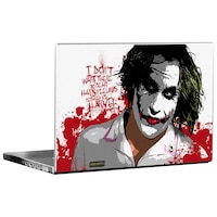 Picture of PIXELARTZ Dark Knight Joker Printed Laptop Sticker, PXL0460767, Multicolour