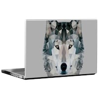 Picture of PIXELARTZ Polygon Wolf Game of Thrones Printed Laptop Sticker, PXL0460816, Multicolour