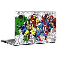 Picture of PIXELARTZ Super Heroes Avengers Printed Laptop Sticker, PXL0461170, Multicolour