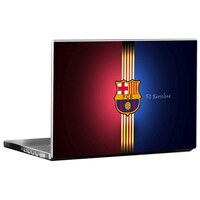 Picture of PIXELARTZ Football Club Barcelona Printed Laptop Sticker, PXL0461177, Multicolour