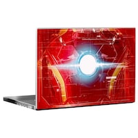 Picture of PIXELARTZ Iron Man Arc Chest Light Printed Laptop Sticker, Multicolour