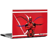 Picture of PIXELARTZ Super Hero Deadpool Printed Laptop Sticker, PXL0462623, Multicolour