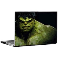 Picture of PIXELARTZ Polygon Hulk Printed Laptop Sticker, Multicolour