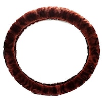 Picture of CS Glare Car Steering Wheel Cover,  13.5 inch, Brown