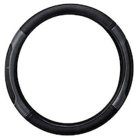 Kavach Leatherite Steering Cover for Maruti, CA40868, Grey