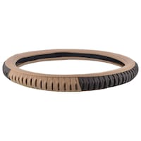 Picture of Kavach Leatherite Universal Steering Cover for Mahindra, CA40881, Brown & Black