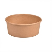 Picture of BYFT Kraft Salad Bowl 320 GSM, 1000ml, Pack Of 50Pcs