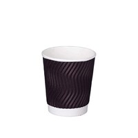 Picture of BYFT Ripple Wall Cup 530 GSM, 8oz, Pack Of 25Pcs