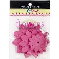Picture of Eyelet Outlet Flowers, 40Packs, Pink