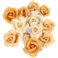 Picture of Prima Marketing Mulberry Paper Flowers, Rising Fire/diamond