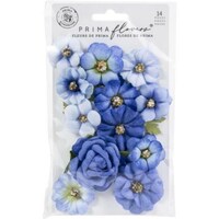 Picture of Prima Marketing Mulberry Paper Flowers, Blue River & Nature Lover