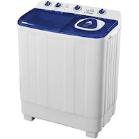 Star Track Top Load Twin Tub Semi Automatic Washing Machine, 10Kg - Blue