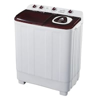 Picture of Star Track Top Load Twin Tub Semi Automatic Washing Machine, 15 Kg - Brown