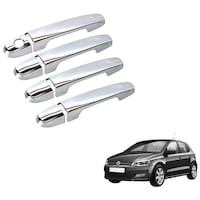 Picture of Kozdiko Chrome Handles Door Latch Cover for Volkswagen Polo, KZDO785064, 4Sets, Silver