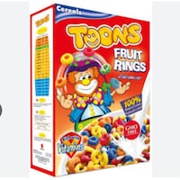 Picture of Toons Fruit Rings Cereals, 250 G - Carton Of 12 Pcs