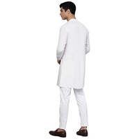 See Design Cotton Regular Fit Solid Kurta, ALSI939775, White