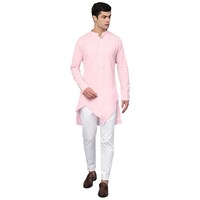 Picture of See Design Cotton Regular Fit Solid Kurta, ALSI939791, M, Baby Pink