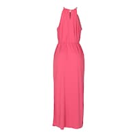 Gatsby Plain Design Sleeveless Dress, Pink