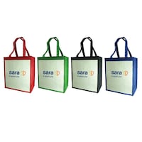 BYFT Jute Bag Sides And Handle, 35 X 30 X 20 cm