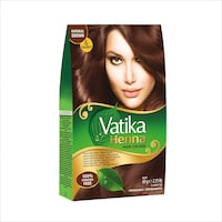 Picture of Vatika Naturals Henna| Natural Brown Hair Color, 6g, Pack of 24