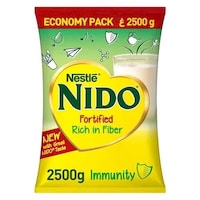 Nestle Nido Milk Powder Pouch, 2.5kg, Carton of 6